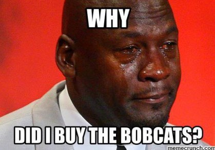 why did I buy the bobcats